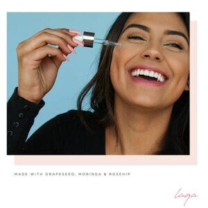 2/$25 - Laga‎ & Co Dew Me Right Rose Moringa Facial Serum 1 oz Smooths Wrinkles